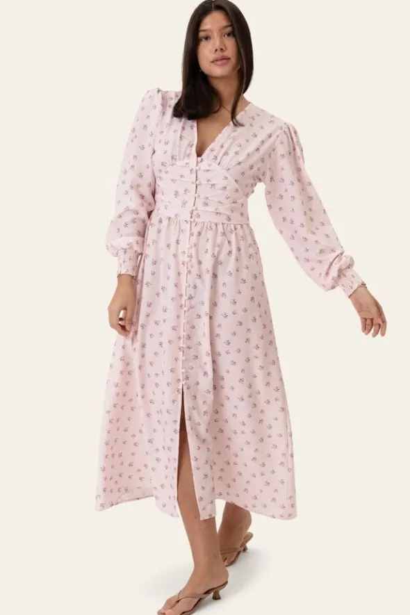 AdelIC Long Dress - Pink