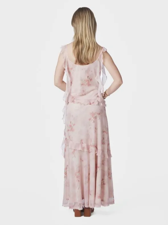 Adelle Frill Mesh Dress
