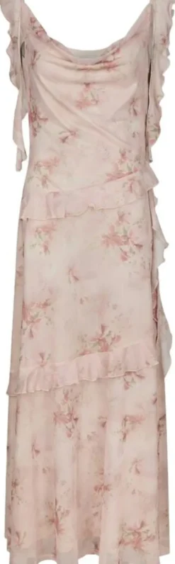 Adelle Frill Mesh Dress
