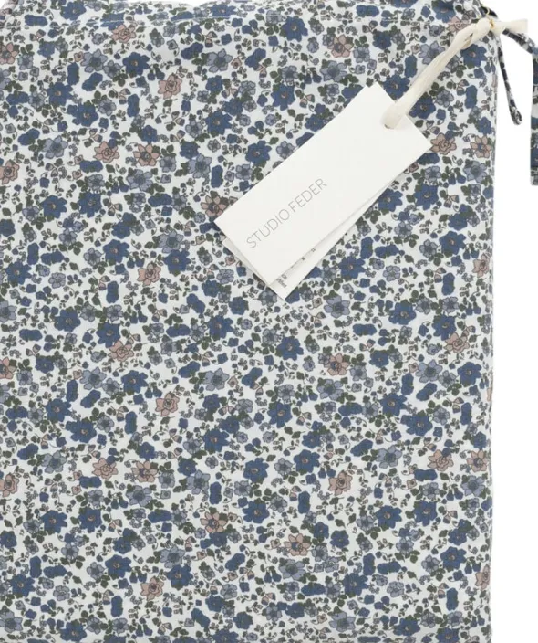 ADULT BEDDING - SWEDISH SIZE - FLORAL BLUE