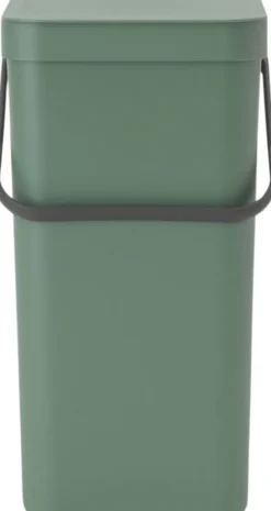 Affaldsspand m/låg sort. kon. 16 lt
