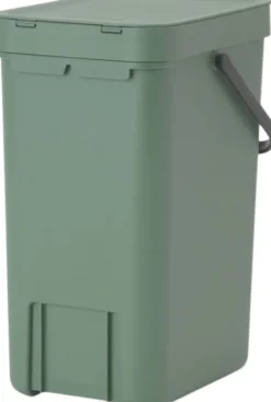 Affaldsspand m/låg sort.kon. 12 ltr