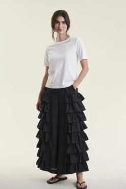 Airy linen flæsebukser