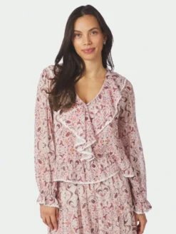 Ajda Paisley Dance Blouse