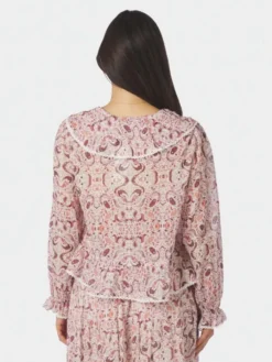 Ajda Paisley Dance Blouse