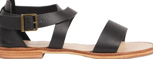 ALBERGO - LEATHER SANDAL W/ HEEL COVER