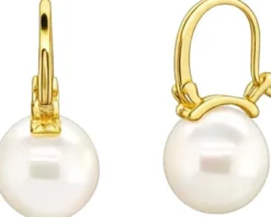 Alexandra Pearl Earrings - Gold