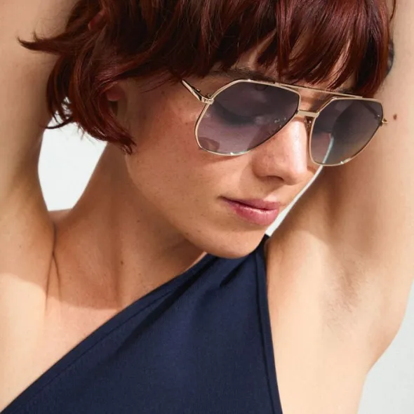 ANA sunglasses grey/gold