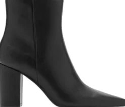 Ankle boots with block heel