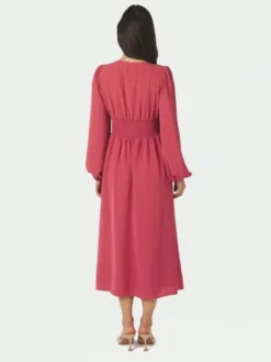 Annelie Solid Crepe Dress