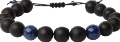 Arthur Bracelet Onyx/Lapis Lazuli - Men edition