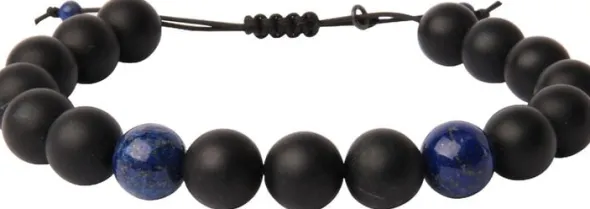 Arthur Bracelet Onyx/Lapis Lazuli - Men edition