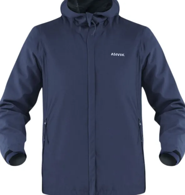 Asivik Rain regnjakke, herre Dark Blue