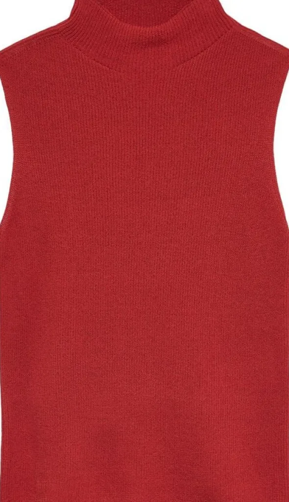 AWVITORIA SL HIGH NECK KNIT TOP