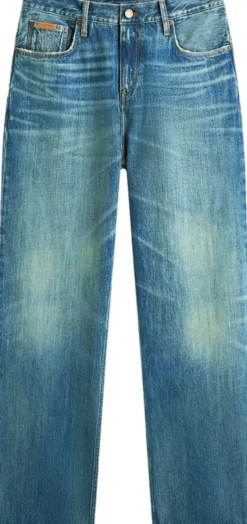 Back Cinch Relaxed Jeans