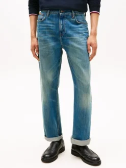Back Cinch Relaxed Jeans