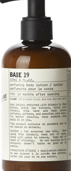 Baie 19 Body Lotion 237ml/8floz