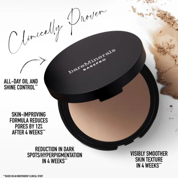 BarePRO 24H Skin-Perfecting Pressed Powder
