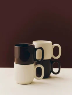 Barro Cup-Set of 2-Off-white