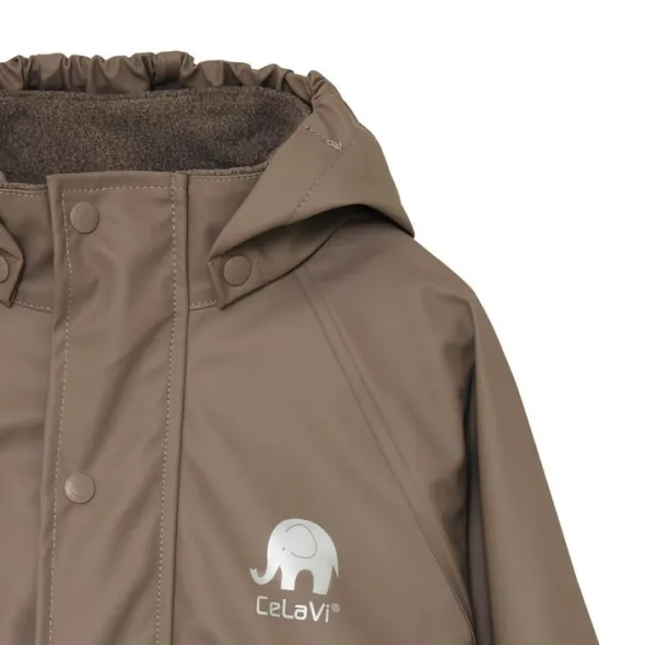 Basic rainwear set -solid PU