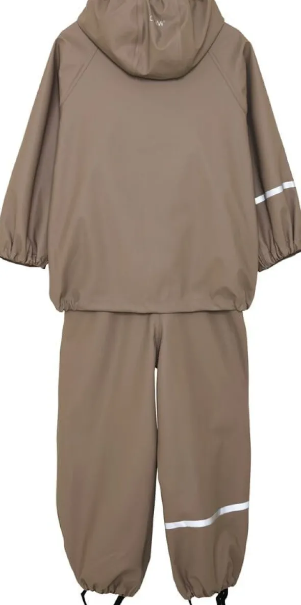 Basic rainwear set -solid PU