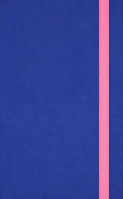 BEA, Notebook with elastic band - Small, Bright Blue
