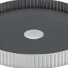 BERNADOTTE WINE COASTER STAINLESS STEEL MIRROR & SILICONE