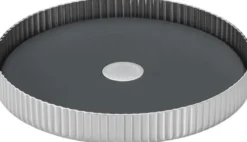 BERNADOTTE WINE COASTER STAINLESS STEEL MIRROR & SILICONE