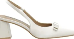 BIAMARALYN Bow Slingback Satin