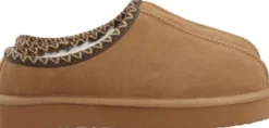 BIASNOW Flatform Binded Slip In Shoe Suede