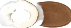 BIASNOW Flatform Fur Ankle Boot Suede