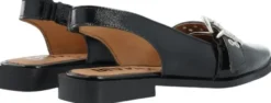 BIAVICTORIA Single Buckle Slingback Leather