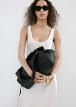 Bicolour midi dress
