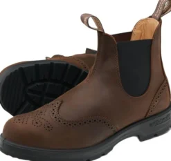 BL 2444 ELASTIC SIDED BROGUE BOOT
