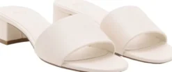 Block-heel sandals with strap