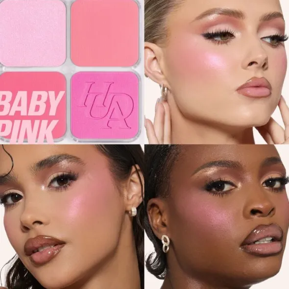 Blush Filter Blurring Blushlighters Palette - Palett med blush och hig