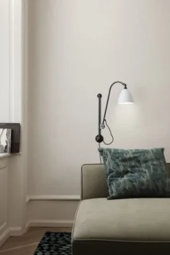 BL5 Wall Lamp - ø16 (Base: Chrome, Shade: Black Semi Matt)