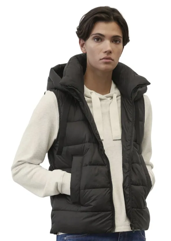 BNOS recycled no down, vest, detach