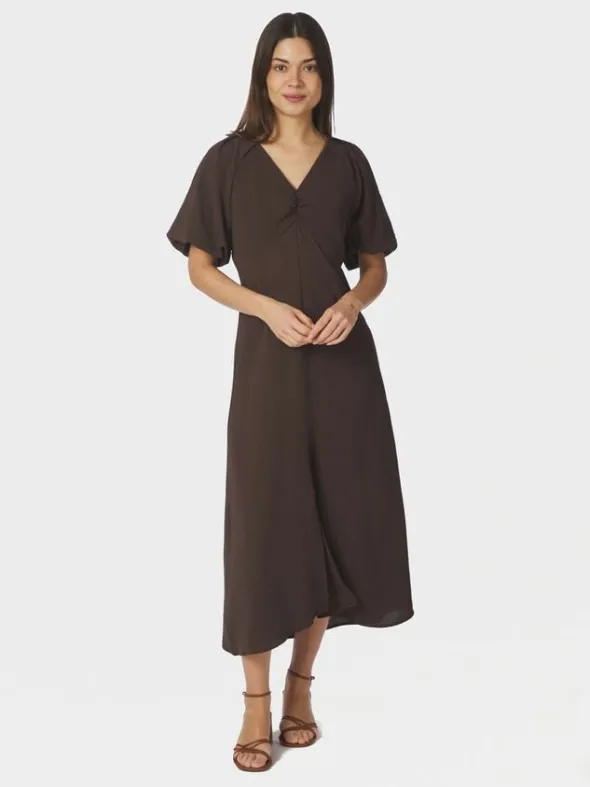 Bomba Structure Solid Dress