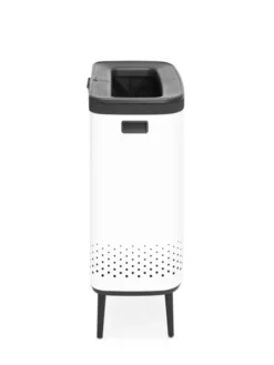 BO vasketøjsspand høj 2 x 45 ltr. - White