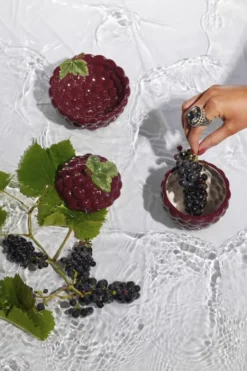 Bowl Grape with lid