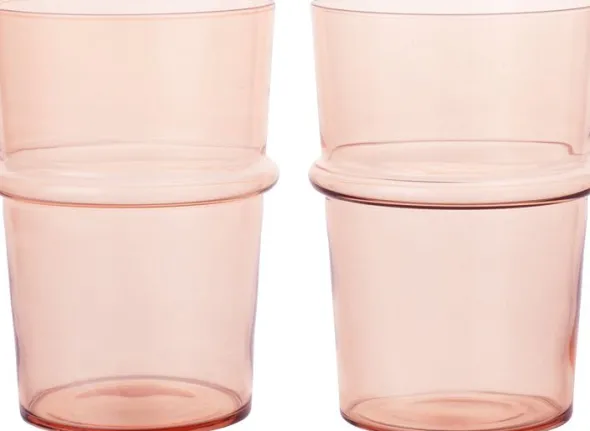 Boya Tall Glasses - Set of 2 - Blush
