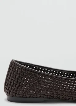 Braided ballerina flat