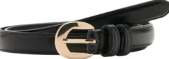 Buckle skinny belt