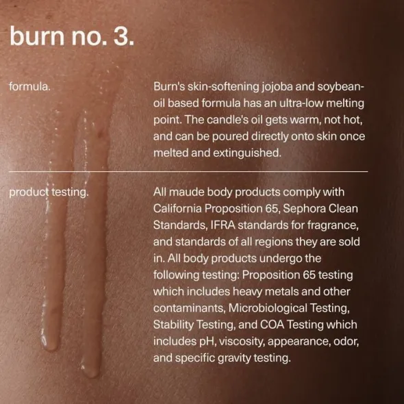 Burn Massagelys no. 3