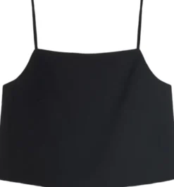 Buttoned crop top