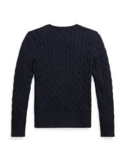 Cable-Knit Cotton Sweater