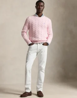 Cable-Knit Cotton Sweater