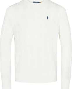 Cable-Knit Cotton Sweater