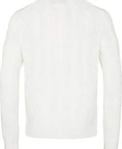 Cable-Knit Cotton Sweater